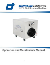 Omniaire OA2500 Pro Operation And Maintenance Manual