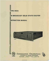 Varian Continental Electronics 802A Instruction Manual