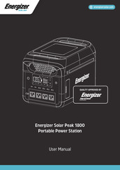 Energizer Solar Peak 3000 User Manual
