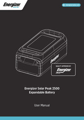 Energizer Solar Peak 2500 User Manual