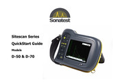 Sonatest Sitescan D-50 Quick Start Manual