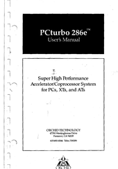 Orchid PCturbo 286e User Manual