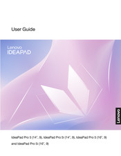 Lenovo IdeaPad Pro 5 16IMH9 D2 User Manual