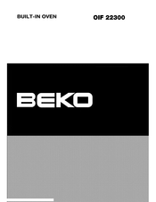 Beko OIF 22300 Manual