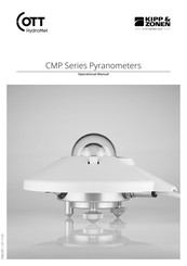 OTT HydroMet Kipp & Zonen CMP6 Operational Manual