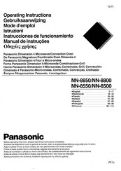 Panasonic NN-8800 Operating Instructions Manual