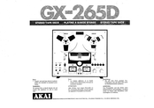 Akai GX-265D Manual