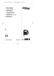 Go-On PS 600 E Operating Instructions Manual