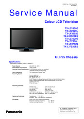 Panasonic TXL32S20L Service Manual