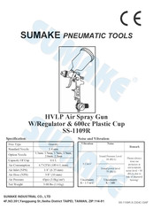 Sumake SS-1109R Original Instructions Manual
