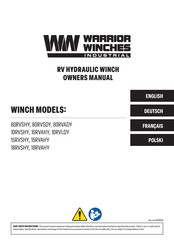 Warrior Winches 80RVADY Owner's Manual