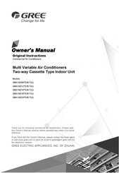 Gree GMV-ND18TS/B-T(U) Owner's Manual