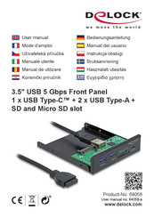 DeLOCK 64058 User Manual