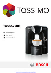 Bosch Tassimo TAS 55 UC Series Instruction Manual
