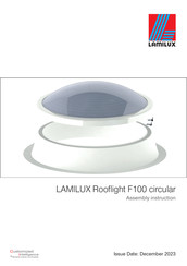 LAMILUX Rooflight F100 circular Assembly Instruction Manual