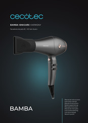 cecotec BAMBA IONICARE HARMONY Instruction Manual