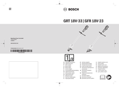 Bosch GFR 18V-23 Manual