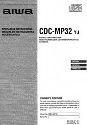 Aiwa CDC-MP32 Operating Instructions Manual