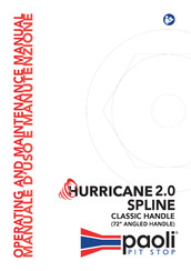 Paoli HURRICANE 2.0 SPLINE Operating And Maintenance Manual