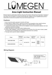 LUMEGEN LG-AL-70/100/150W-H3-TP-50K Instruction Manual