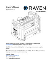 CARVEWRIGHT RAVEN RVN.01.01 Owner's Manual