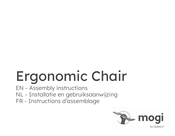 QUIESCO mogi Ergonomic Chair Assembly Instructions Manual