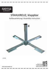 siena GARDEN J01225 Assembly Instruction Manual