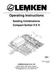 LEMKEN 175 4518 Operating Instructions Manual