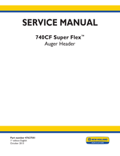 New Holland Super Flex 740CF Service Manual