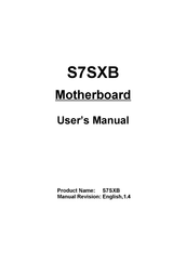 Commell S7SXB User Manual