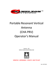 Chameleon Antenna CHA PRV Operator's Manual