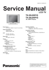 Panasonic TX-20LB5PG Service Manual