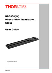 THORLABS DDS600 User Manual