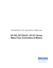 Brooks Instrument GF101 Installation & Operation Manual