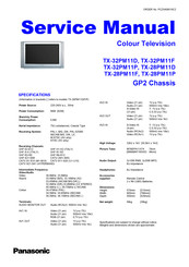 Panasonic TX-28PM11F Service Manual