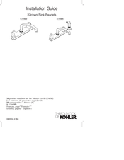 Kohler K-11920 Installation Manual