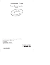 Kohler K-14015 Installation Manual