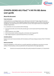 Infineon PSoC CYHVPA-DEMO-001 User Manual