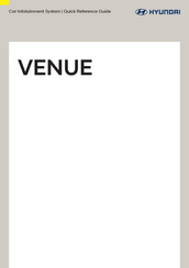 Hyundai VENUE Quick Reference Manual