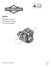 Briggs & Stratton 083100 Operator's Manual