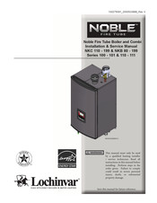 Lochinvar Noble 100 Series Installation & Service Manual