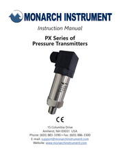 MONARCH INSTRUMENT PX Series Instruction Manual
