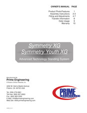Axiom Prime EngineeringSymmetry Youth XG Owner's Manual