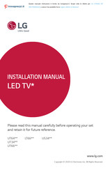 LG 55UT640SUA Installation Manual