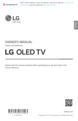 LG OLED55A13LA Owner's Manual