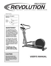 ICON Health & Fitness PRO-FORM REVOLUTION User Manual