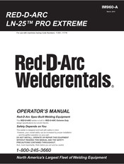 Red-D-Arc 11391 Operator's Manual
