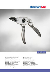 HellermannTyton HDT16 Operating Instructions Manual