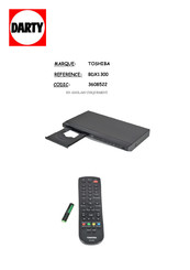Toshiba BDX1300 Owner's Manual