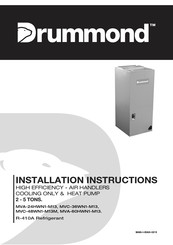 Drummond MVA-60HWN1-M13 Installation Instructions Manual
